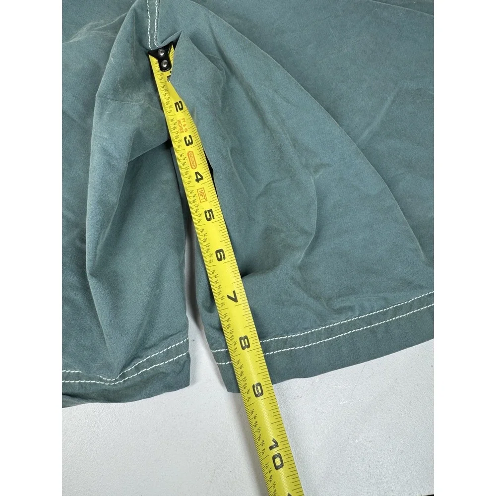 LL Bean swim trunks Men's 38 green cargo mesh lined pocket‎ shorts 274824